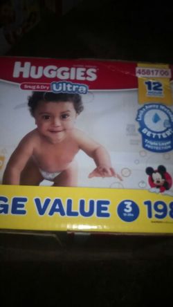 Huggies #3 cantidad 198