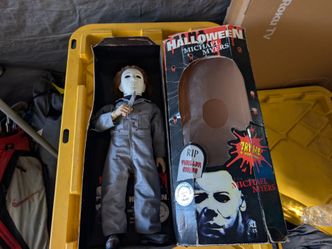RARE - 1998 Michael Myers 18" Talking Doll RIP Thriller Series