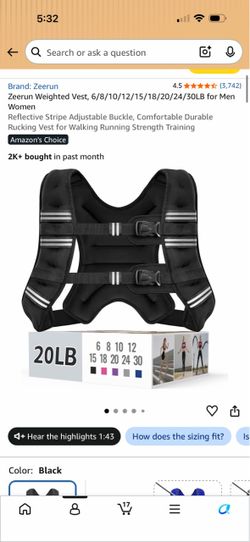 Zeerun Weighted Vest Unisex