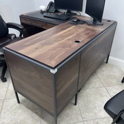 L SHAPED DESK