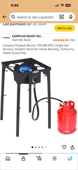 Cazo & Burner Stand