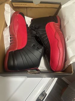 “Air Jordan 12 Black/Red - New with Box - Size  8.5