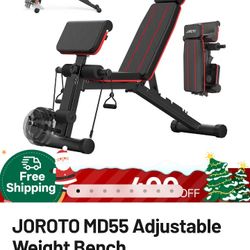 JOROTO MD55 Adjustable Weight Bench