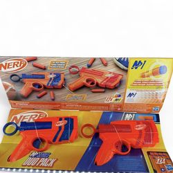 NERF N Series Duo Pack 2 Blasters & 12 N1 Darts New In Box