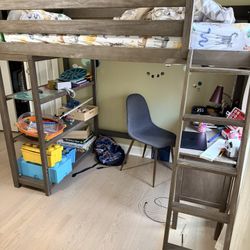 Bunk Bed With A Desk
