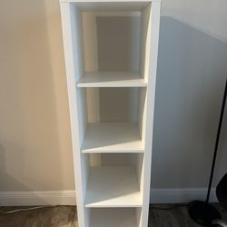 4 White  IKEA Cube Bookcase