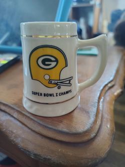 Green Bay Packers Super Bowl I Champs Ceramic Stein