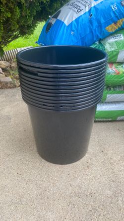 Large plastic containers each