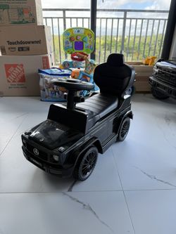Mercedes Benz Black Toddler Car