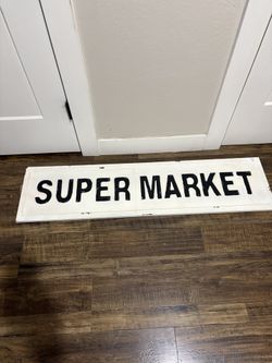 Super Market Sign