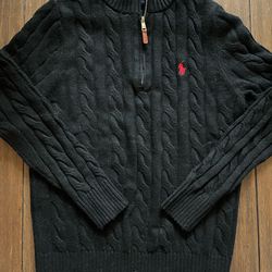 Polo Ralph Lauren quarter zip sweater size small