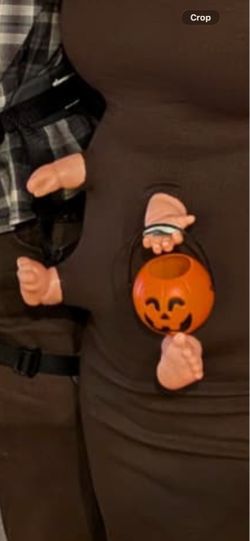 Halloween costume for pregnant person
