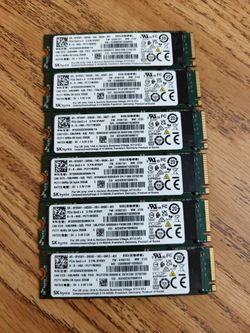 Multiple 256GB Sk Hynix NVMe SSD