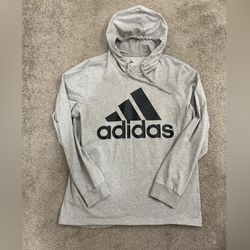 Mens Adidas Shirt Hoodie size Large