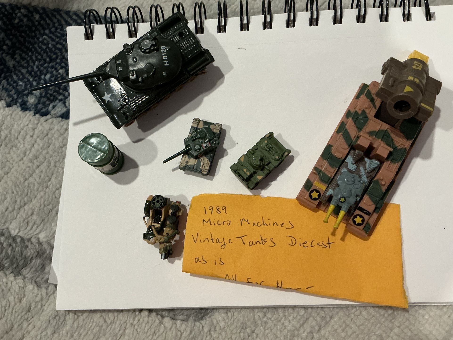 Vintage 1990s DieCast Army Micro Machine