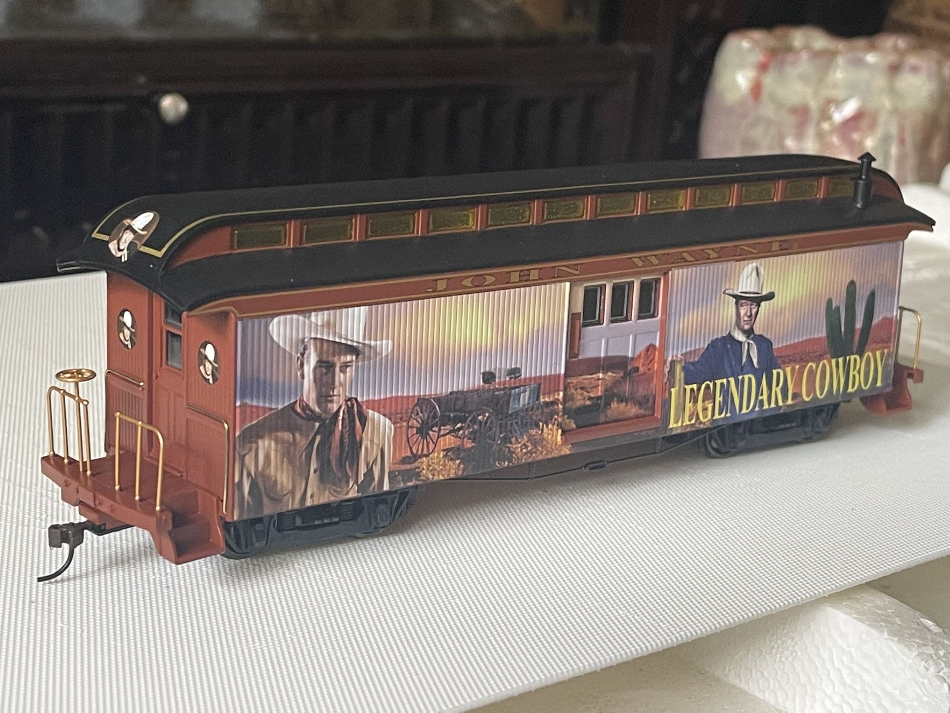 John Wayne legendary cowboy train set