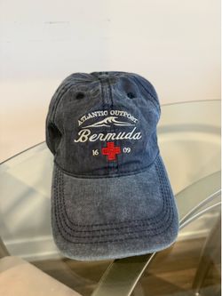 Atlantic Outpost navy blue Bermuda baseball hat- never worn