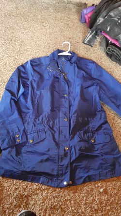 Talbots Rain Jacket Size Large