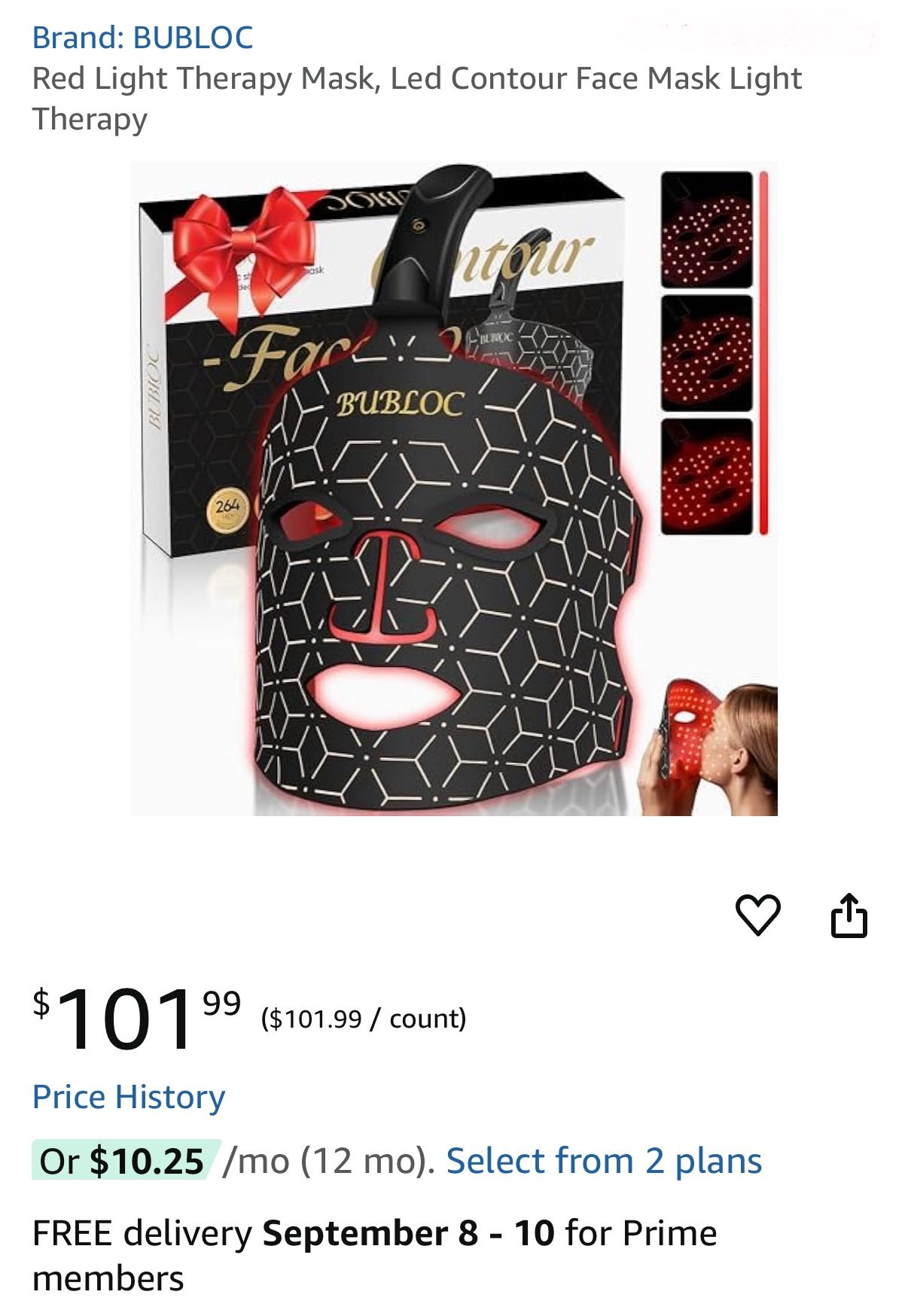 Red Light Therapy Mask