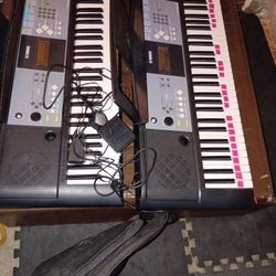 This item is a Yamaha PSR-E233 Portable Keyboard. 
It features 61 keys and is designed specifically for beginners. 
The keyboard includes over 500 bui