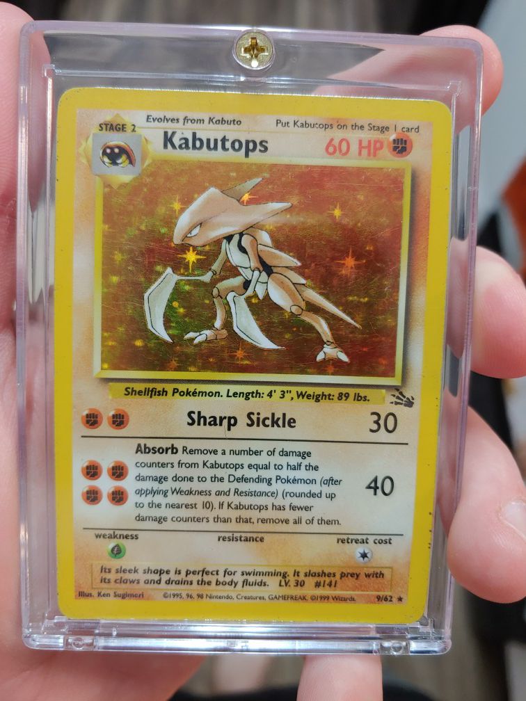 Pokemon Card Kabutops Holo