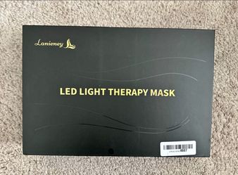 Lanieney Red Light Therapy for Face, 7 Colors Red Light Therapy Mask with Near-Infrared 850nm