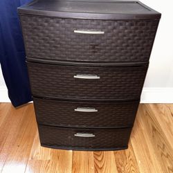 4 Drawer Plastic Storage Bin