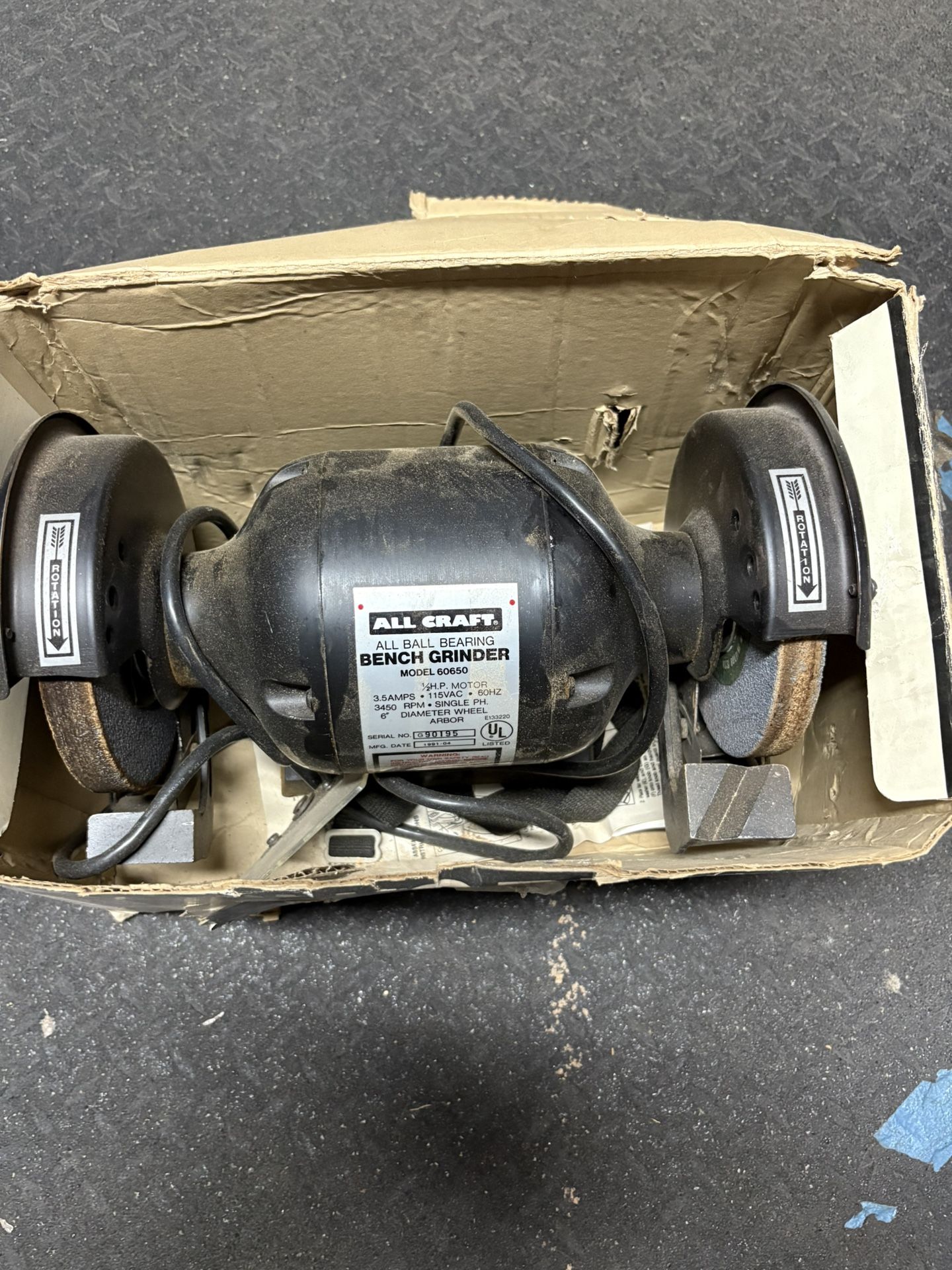 All Craft Bench Grinder