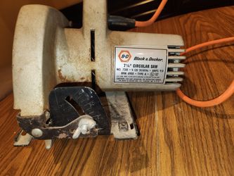 Black & Decker 7-1/4" Circular Saw No. 7301 Vintage