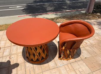 100% Authentic Equípales  (1 table, 4 chairs per set)