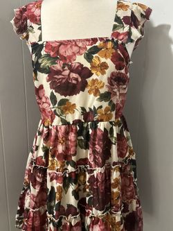 Medium Floral Short Dress