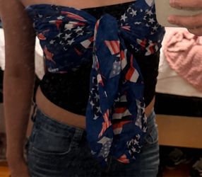 Multi-use usa scarf
