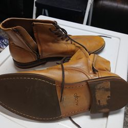 Men’s Aldo Ankle Boot  Zipper & Lace Up 