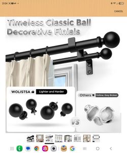 Double curtain rod