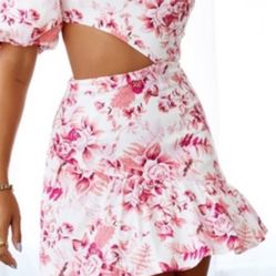 Cute Spring Rhapsody Dress. Sm, NEW/Tag