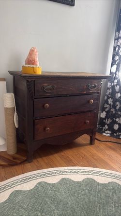 Cherry wood cabinet 17 by 33 inch