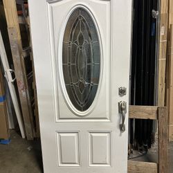 Fiber Glass Entry  Door In Good Condition 