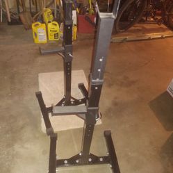 Heavy Duty Squat Bench Weight Stands