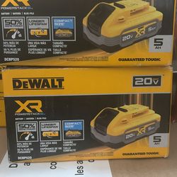 dewalt 20v 2-Batterys 5.0 Power Stack new