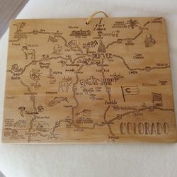 Colorado Carved Cutting Board