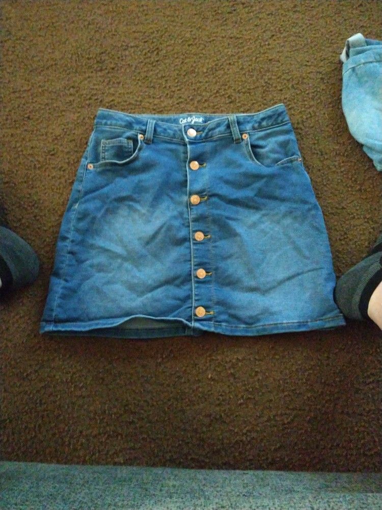 Denim Skirt
