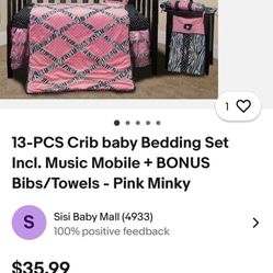 baby girl crib set
