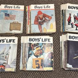 Vintage 1960s Boys Life Magazines 