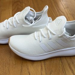 Adidas Cloudfoam Shoes Women’s 8 US White Athletic Sneakers New with Box