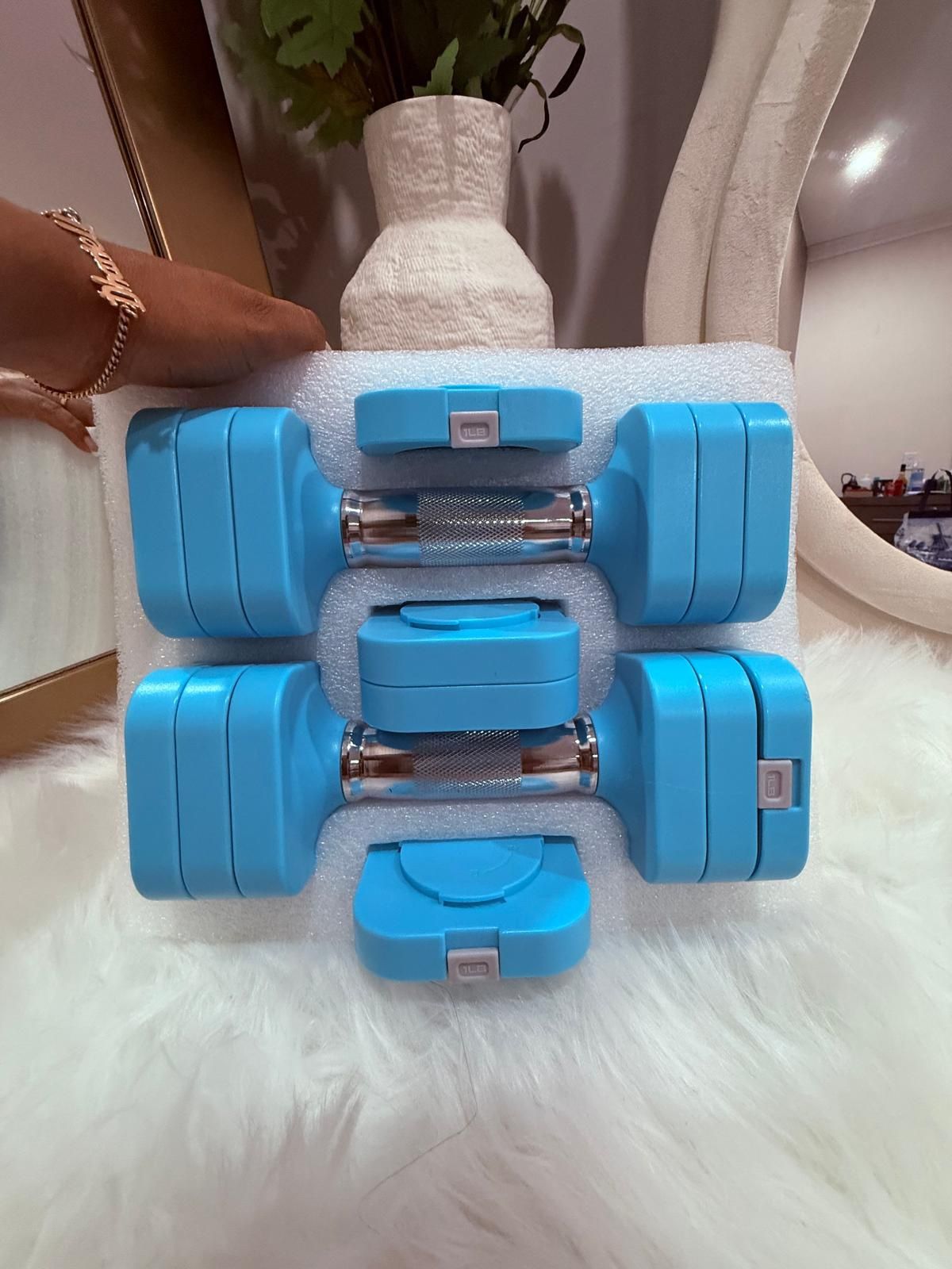 Dumbbell 20Lbs Adjustable Set Of 4 !check Pictures For More Info !