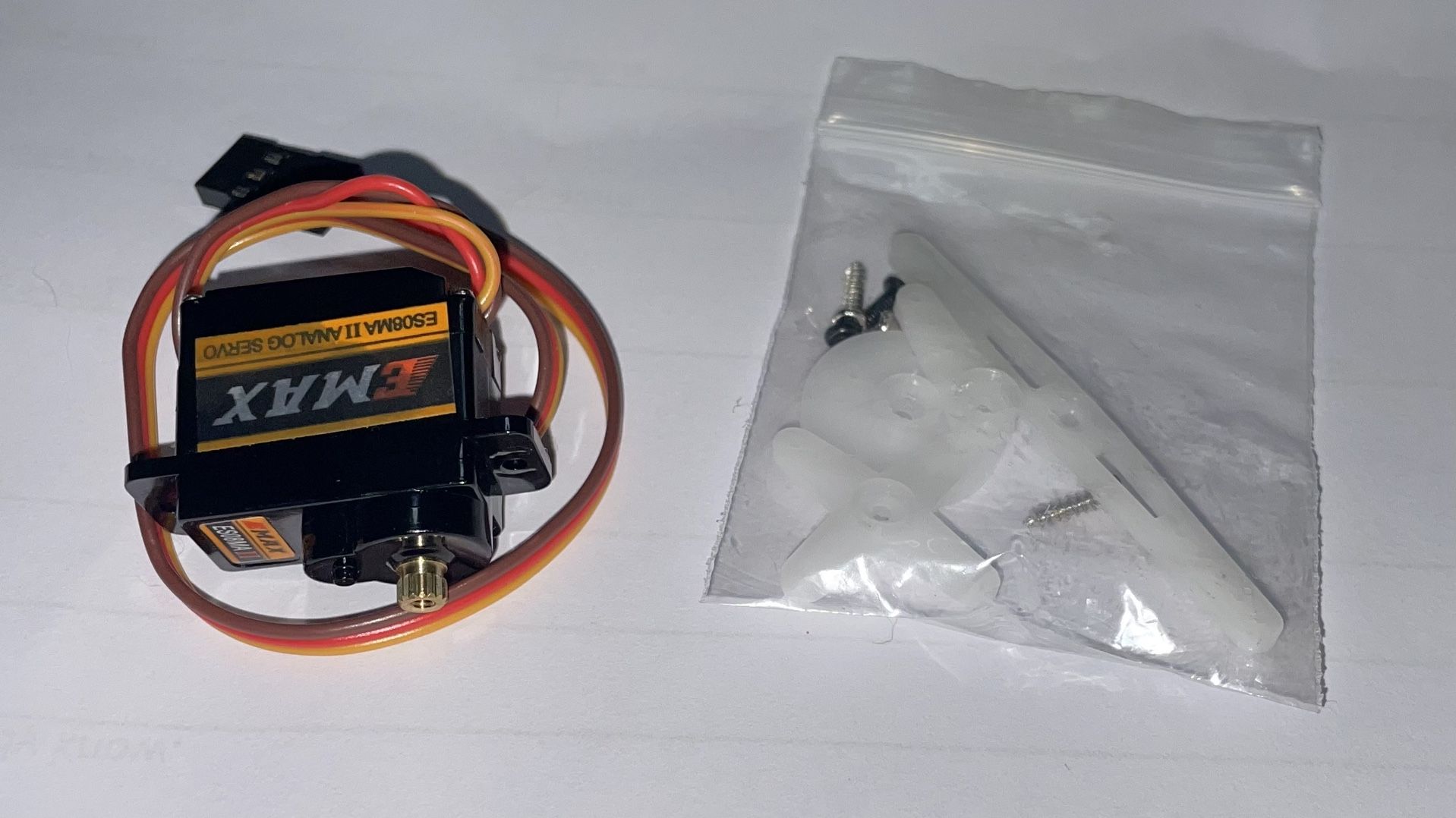 Emax ES08MA II Servo Motor SCX24 Servo 12g 15T Mini Metal Gear Servo