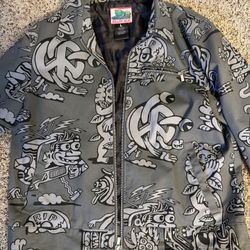 Killer Acid All-Over Print Zip Jacket - Size L