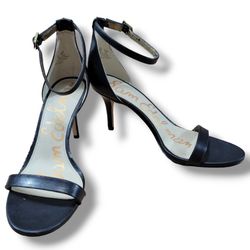Sam Edelman Shoes Size 9 M Patti Ankle Strap Sandal Heel Shoes 3" Heels Leather