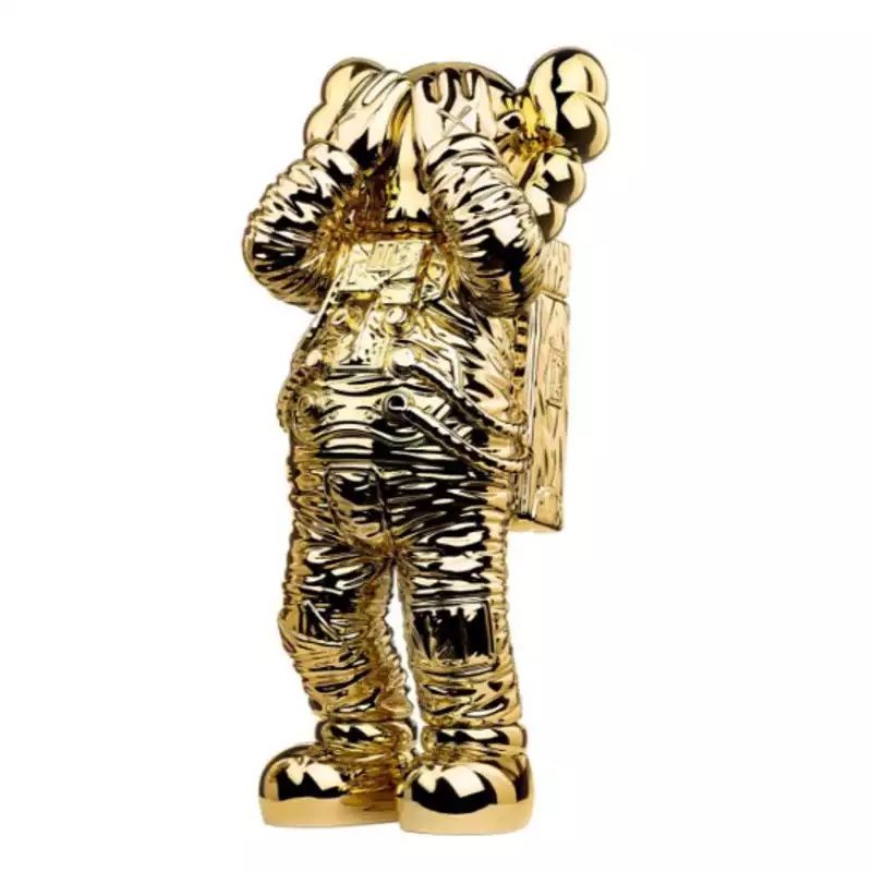 Kaws space Figure gold !! With Original Box