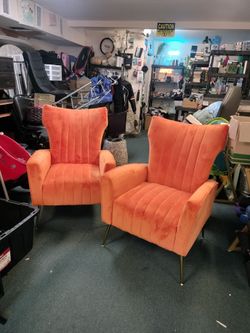 Chairs and bench